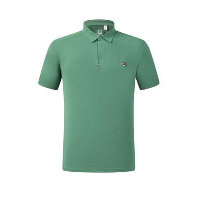 Tennis Knitted Basic Comfortable Short Sleeve Tennis Shirt Men Tops A11M623101F-GN