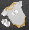 Inkdotpot 12 Month Baby  Milestone  Sticker  Boy Girl-Monthly  Milestone  Round  Stickers 24 Count