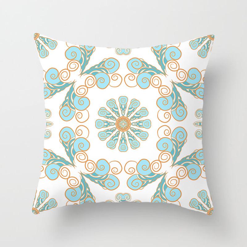 American Pattern Geometric Pillowcase Home Sofa Cushion Pillowcase