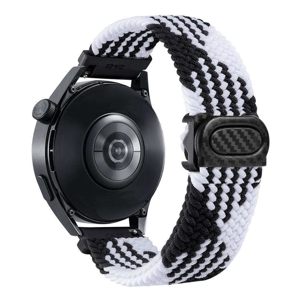 Strap For Samsung Galaxy Watch 7 6 4 classic/5 pro/active 2/s3/46 braided solo loop bracelet Huawei watch GT2 3 4 20mm/22mm Band