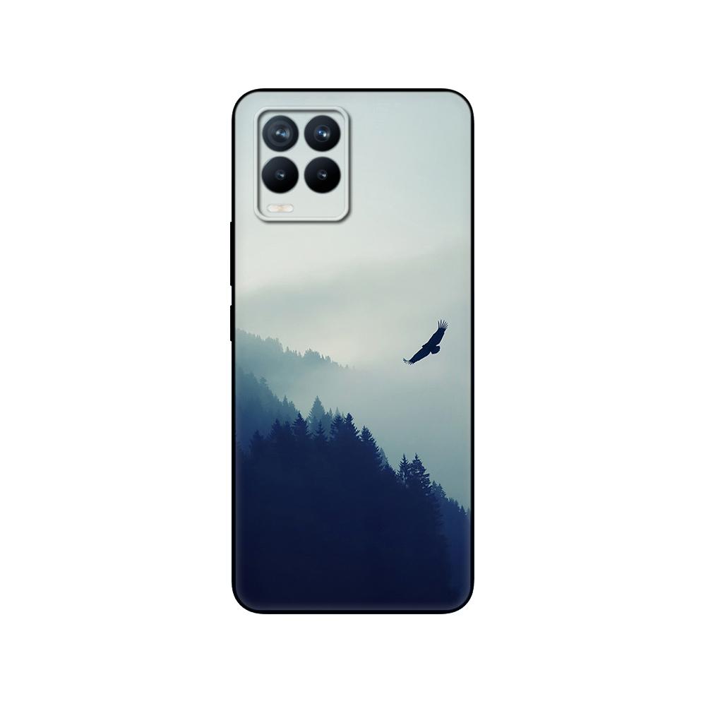 Pre puzdro Realme 8 6,4 palca Zadný kryt Pre puzdro na telefón Realme 8 Pro OPPO Realme8 4G RMX3085 Nárazník Mäkký silikónový 8pro čierne tpu puzdro