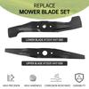 2er-Pack 72511-VL0-S00 72531-VH7-000 21 Zoll Rasenmähermesser-Set Kompatibel mit für HRR2169PKA HRR2169VKA HRR2169VLA HRR2169VYA HRX217 HRX217K1 HRX217 HR