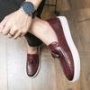 Split Leather Men Loafers Plus Size 38-47 Man Footwear Casual Flats Shoes Spring Zapatillas Hombre