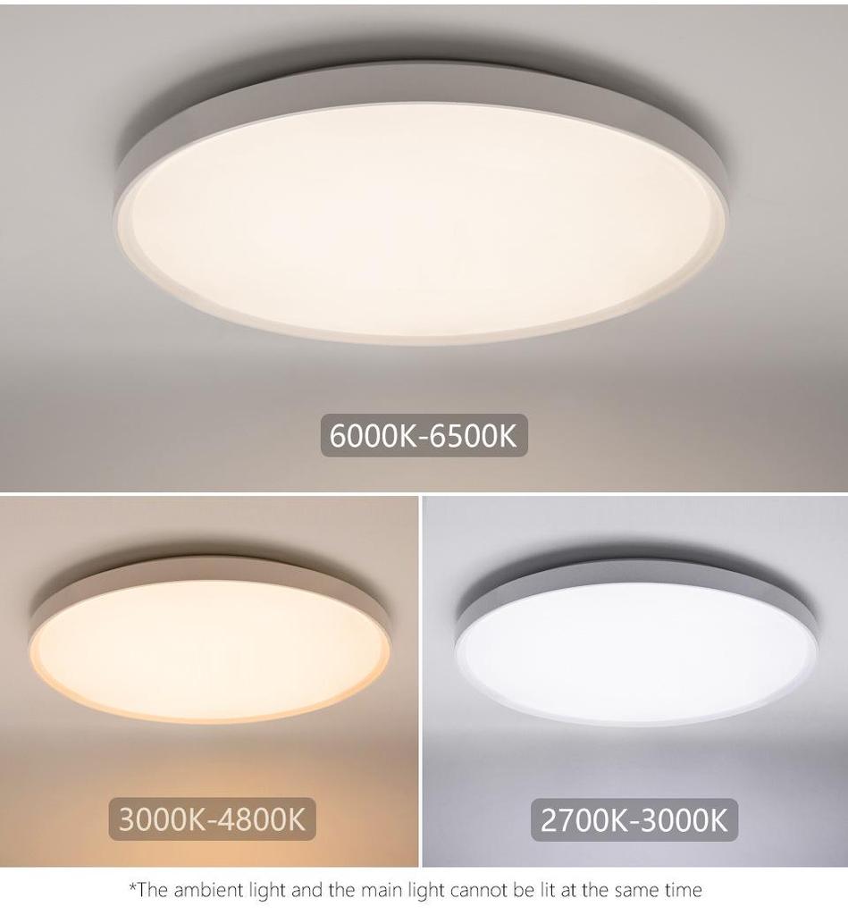 Bluetooth LED Smart Lamp: Modern Three-Proof Graffiti Ceiling Light for Bedroom, Living Room, or Balcony.