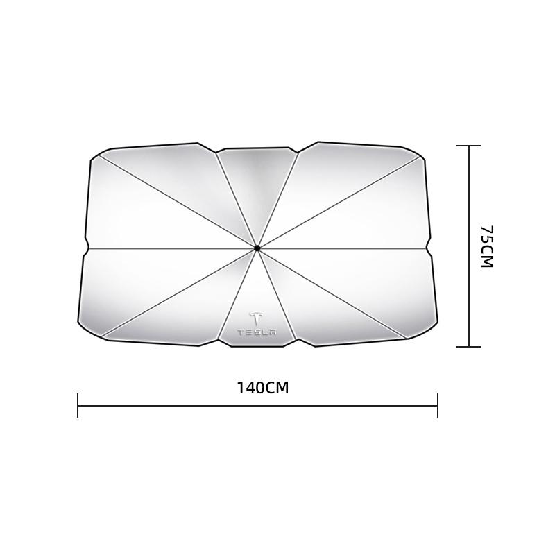 

Car Sunshade Umbrella Windshield Visor UV Protection Shield for Tesla Model 3 Highland 2023 Model S Model X Model Y
