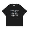 Digital Print MM6 Cotton T-Shirt Men Women Short Sleeve Casual Top 230g