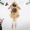 Solid Wood Cuckoo Clock Vintage Luxury Pendulum Wall Clocks Hourly Chiming Music House Decoration Living Room Decoration Gift