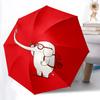 1pc Selfie Elephant Automatic Folding Umbrella, 8-Rib Durable Iron Frame, Compact Travel Umbrella for Women & Men 021