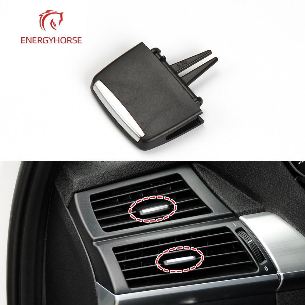 Auto Vorne Hinten Klimaanlage AC Lüftungsgitter Schieberegler Lasche Clip Reparaturset Für BMW X5 X6 E70 E71 64229220101