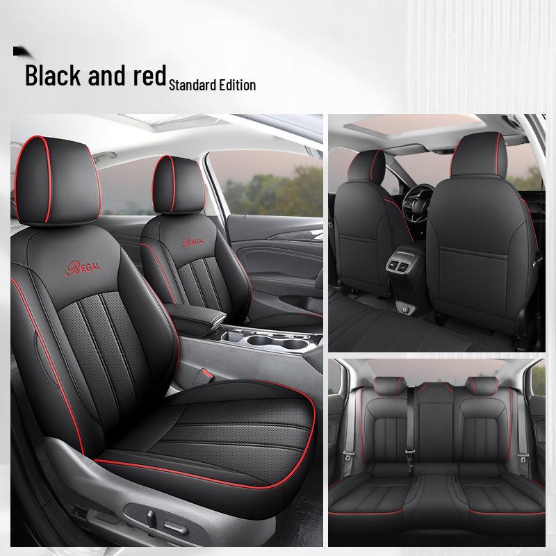 Universal Full Leather Car Seat Cushion for Buick Regal - New Model for All Seasons