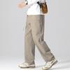 Outdoor Functional Overalls Men's Summer Thin Waterproof Moisture-absorbing Breathable Casual Pants Sports Elastic Straight Men's Pants