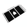 Crystal Velvet Baseball Training Pad Heavy Duty Batting Mat for Youth and Adult