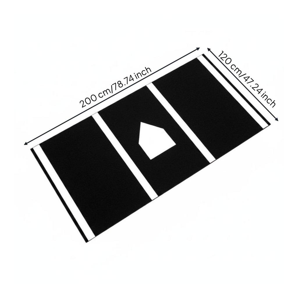 Crystal Velvet Baseball Training Pad Heavy Duty Batting Mat for Youth and Adult