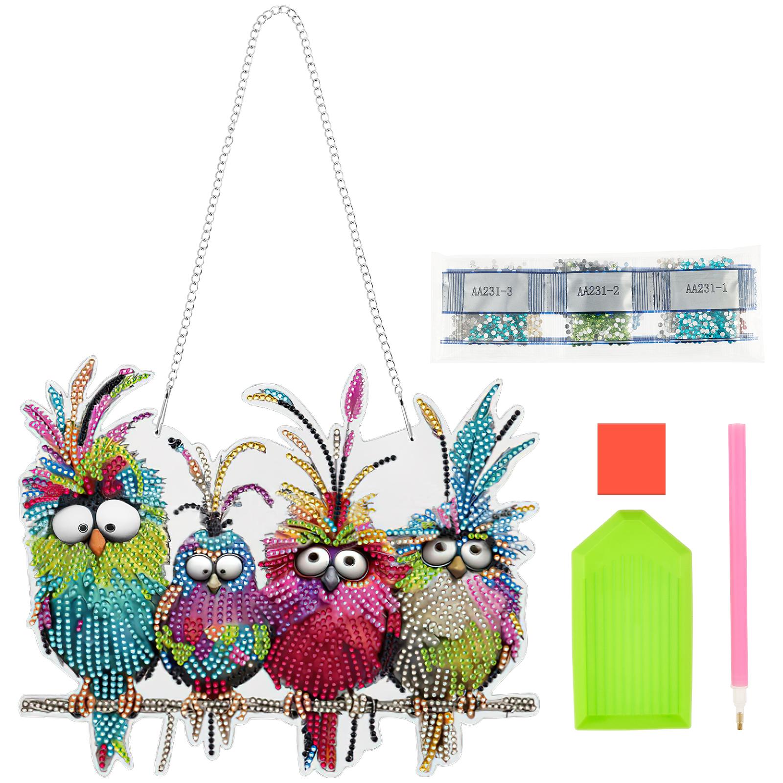 

Diamond Art Hanging Kit DIY Diamond Art Painting Double sided Diamond Art Craft Kit Easy Hanging Diamond Art Painting Diamond