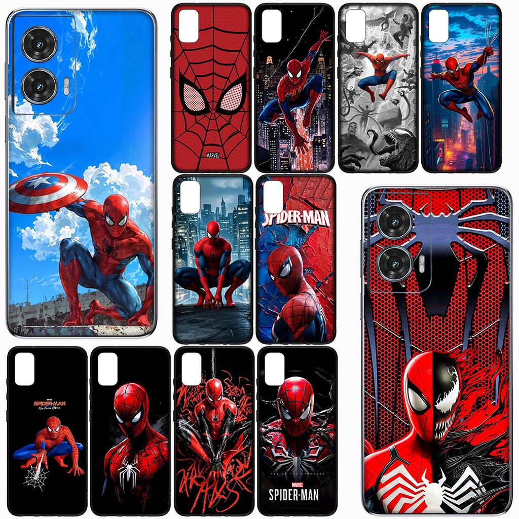 for Motorola Moto Edge 50 30 One Fusion 40 neo Ultra Pro 20 Lite G50 G85 G84 E15 E14 Case Spider Marvel Poster Spiderman Man