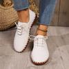 New Casual Women's Shoes Fashionable Wear Resistant Anti Slip Flat Bottom Sports Shoes Comfortable and Versatile Women's Shoes