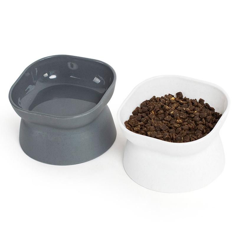 Elevated Non-Slip Pet Bowls For Cats Food Water Bowl Cats Bowl Pet Feeding Cats Dogs Feeder Neck Guard Stand