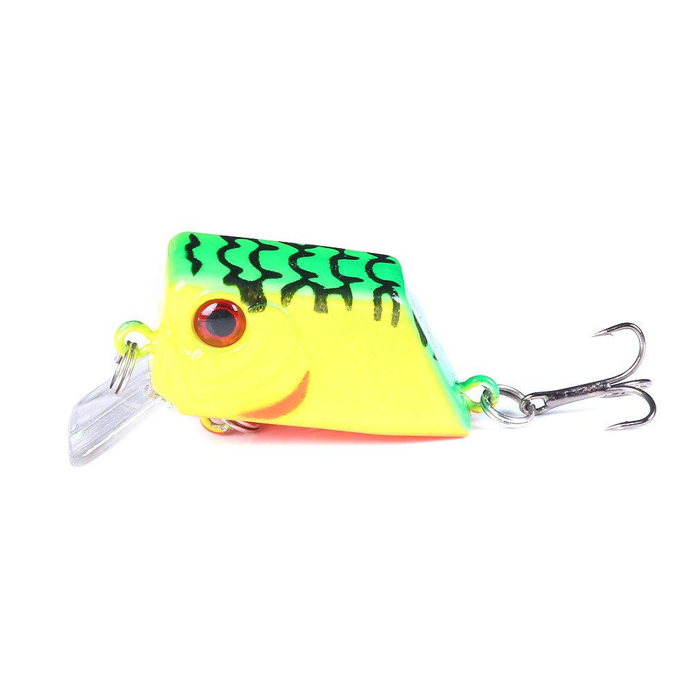 Cube Mini Rock Fat Man 4.5cm Lure Bait Fake Fish Bait for Sport Fishing Fishing Gear Accessory 4.5CM-7G-10