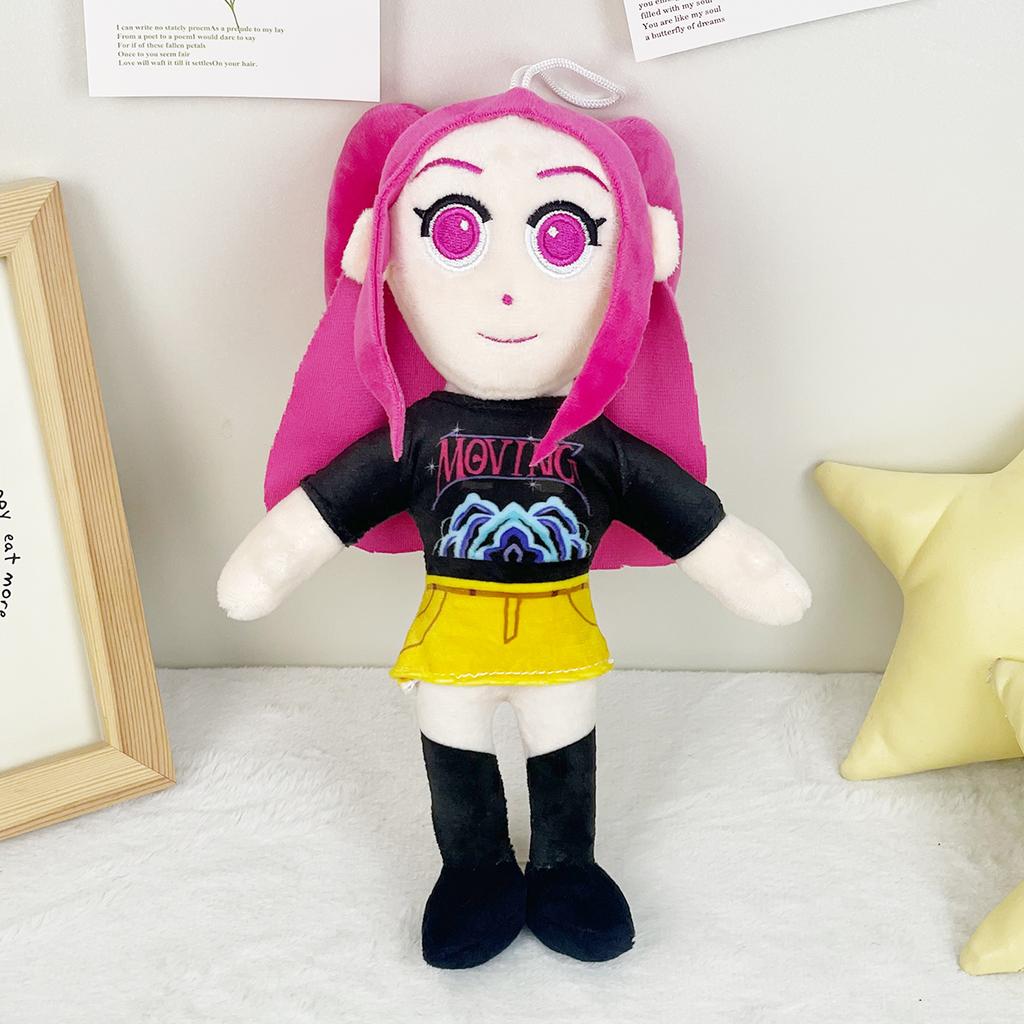 New Trending Plush Toy Kpop Demon Hunters Rumi Mira Zoey Tiger Animal Stuffed Toys Boy Band Anime Figure Plush Toy For Fans Gift