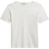 Hollow Round Neck Logo Short Sleeve T-Shirt Women Tops CDT56-OFW