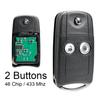 433Mhz 2 Buttons Car Remote Key Fob ID46 Auto Key for 2011 2012 2013 2014 2015 HLIK-3T 2007DJ4041