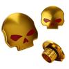 Fuel Tank Cap Skull Aluminum for Harley XL883 XL1200 Dyna Fat Boy Breakout, Motorcycle  CNC Gas Cap Accessories