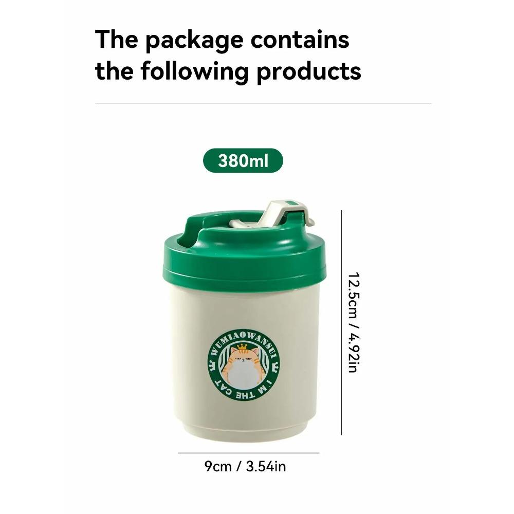 Insulated Coffee Cup 304 Stainless Steel Leak-proof Milk Coffee Mug Portable Anti Scalding Tumbler Thermos Water Cups