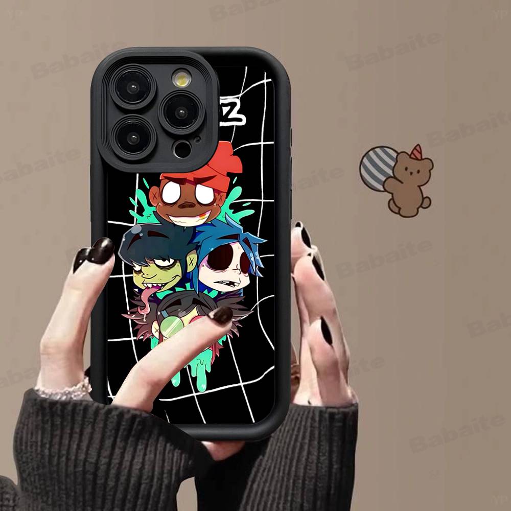 

G-Gorillaz Cartoon Phone Case For IPhone 17 16 15 14 13 12 11 Pro Max 16E Plus INS Soft Cover iPhone 13