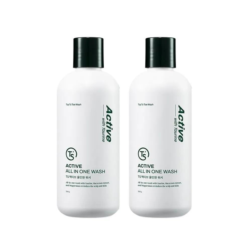 TS Active All-in-One Body Wash 300g (2 packs)