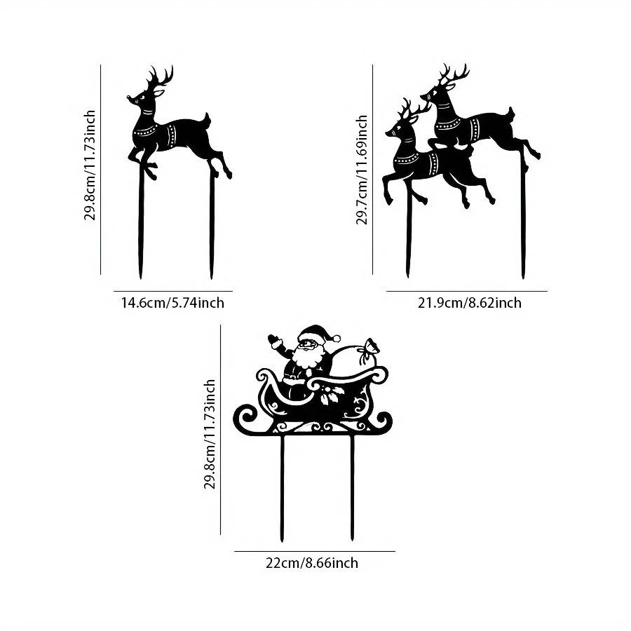 Cross Metal Ground Insert Sign for Garden Decoration