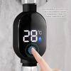 Intelligent LED Display Shower Water Thermometers Touch Control Real Time Monitoring Anti Scald Protecting