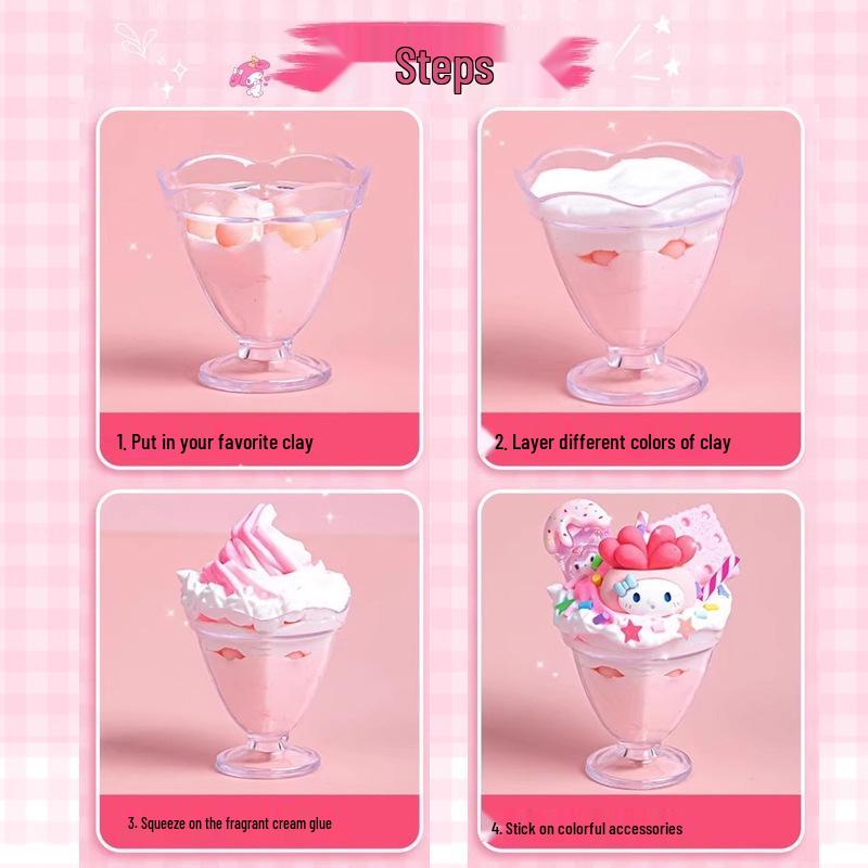 Dollhouse Materials for Role-Play: Real Kitchen Ice Cream Shop & Art Area for Kindergarten