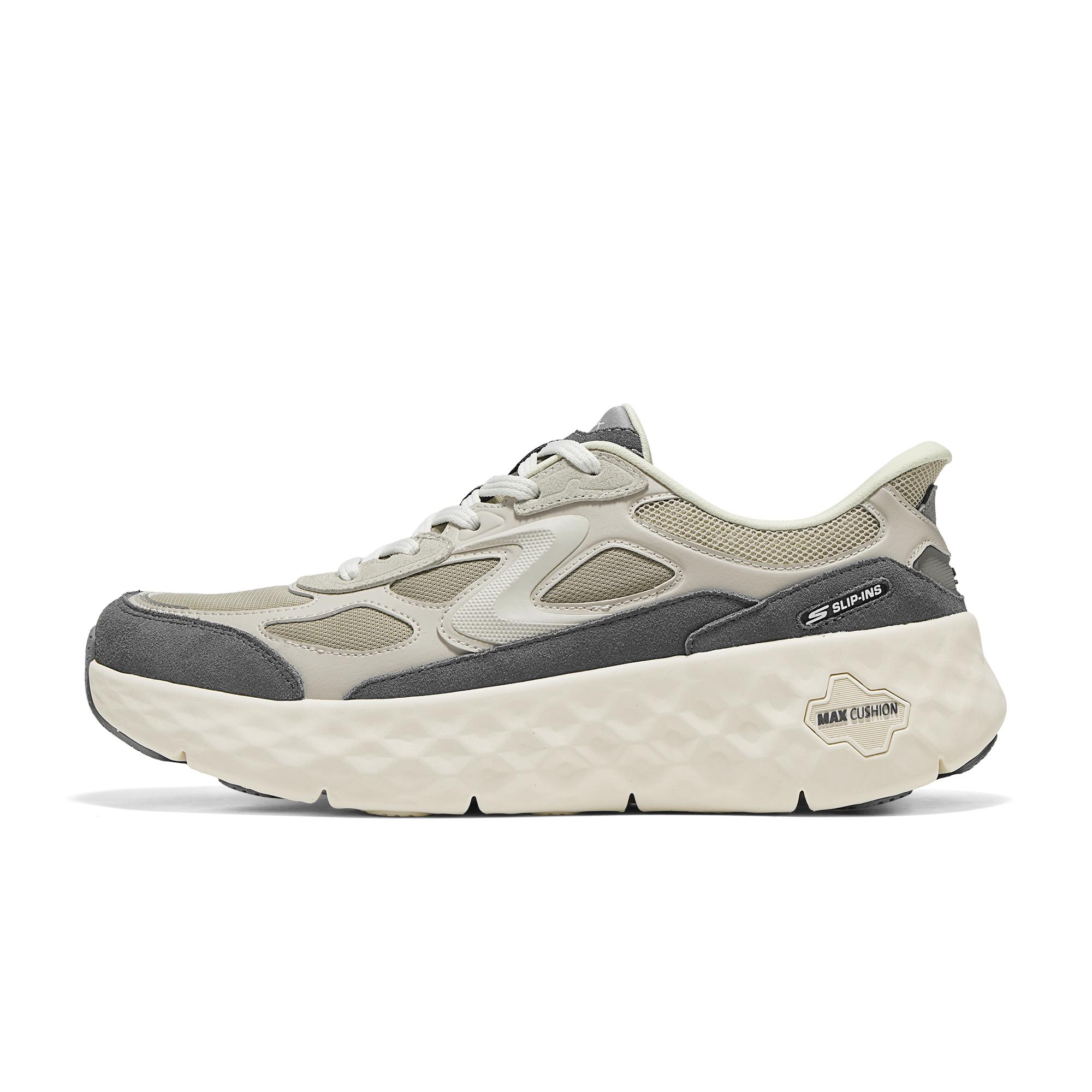 Skechers Go Walk Thick Sole Lace-Up Round Toe Low-Top Running Shoes Men sneakers 217117-TPE 39.5
