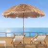 Outdoor Thatched Beach Umbrella - Sunshade & Sun Protection for Garden, Courtyard, Farmhouse & Scenic Spots