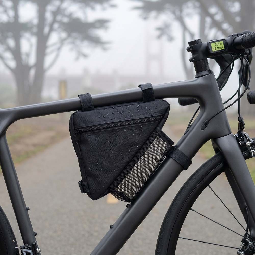 Polyester Bike Beam Hanging Bag Storage Mountain Bike Bag Bicycle Triangle Bag  MTB Road Bike