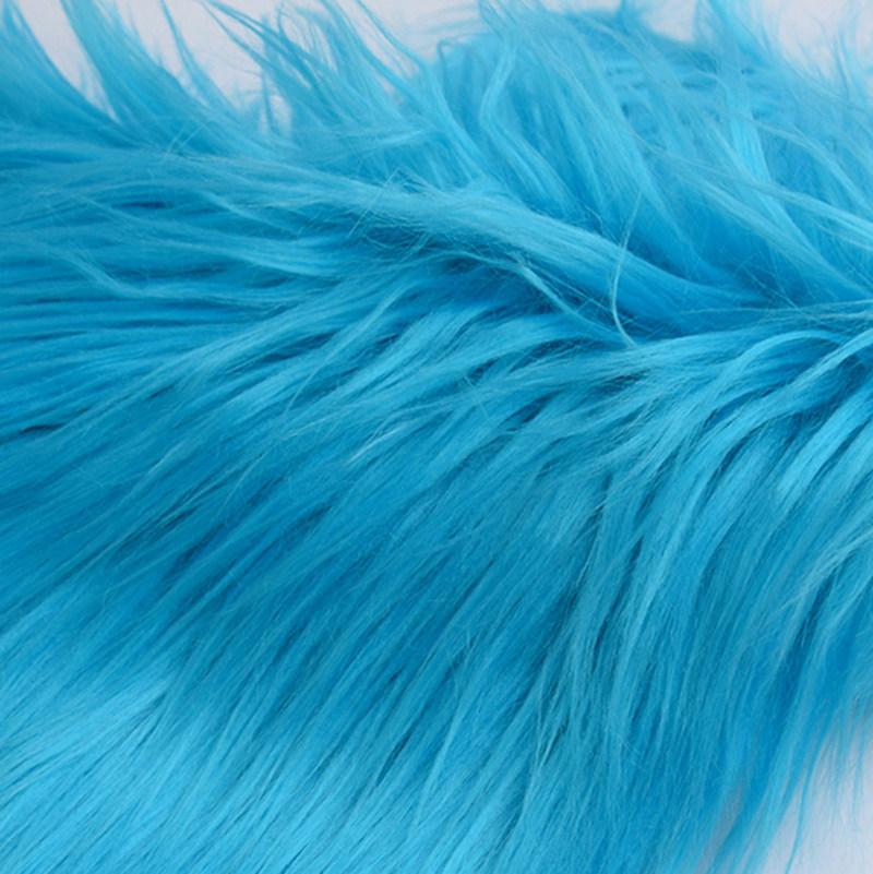 50/100cm Colorful Faux Fur Fabric Imitation Plush Cloth for Patchwork Sewing Material DIY Doll Beard Hair Chair Decorative Cover