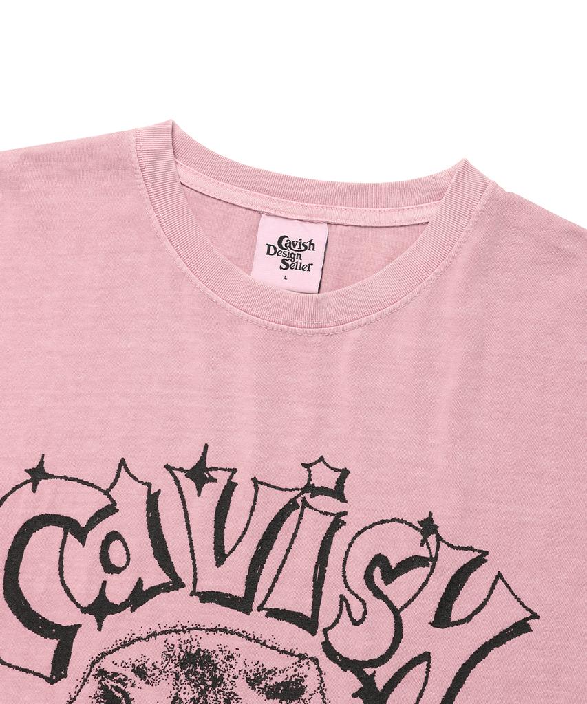 CAVISH Invader Pigment Ss Tee Pink(Cv2Fmut503A)