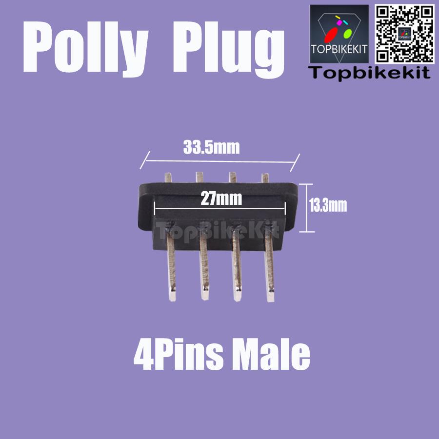 Ebike Hailong Plug Connector-Polly Super73 Battery Power Discharge Plug-Ebike Hailong/Polly Battery Plug 4pins/5pins