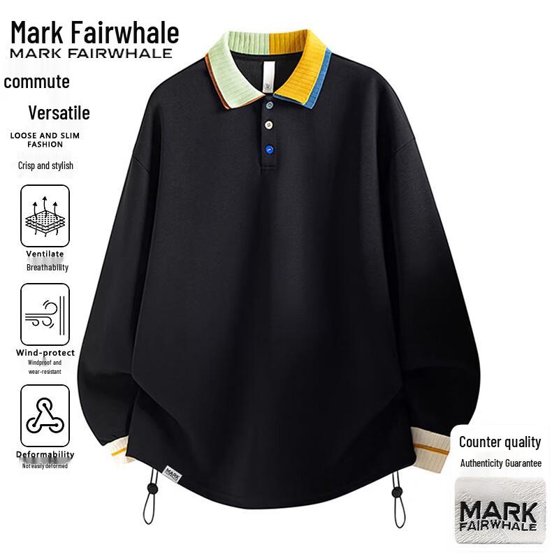 Mark Fairwhale Men's Polo Long-Sleeve T-shirt