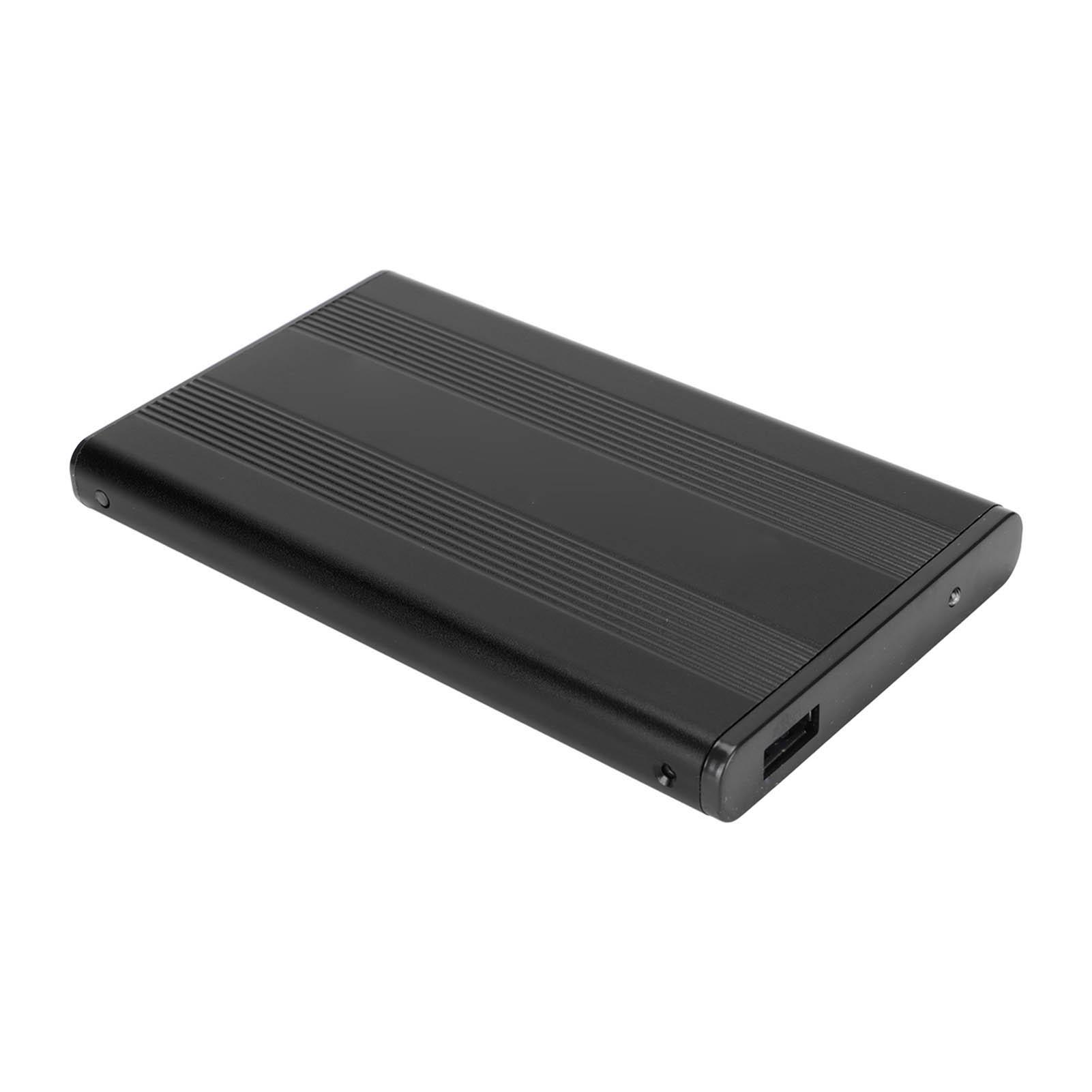 Enclosure 2.5in 5Gbps 2TB Capacity Anti Static Hard Drive Case with USB3.0 Interface for  dows for OS X for   (Not Include Hard Disk)