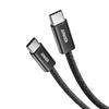 Anker Zolo Cable USB PD Made with Durable Nylon Compatible with iPhone iPad MacBook and More USB-C & USB-C (240W, Heavy-Duty Nylon) 1.0m Black,