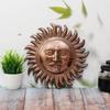 Sun Idol - Vastu for Home for Good Luck Decorative Item Wall Hanging Decor for Living Room Bedroom - Copper - 10 Inches