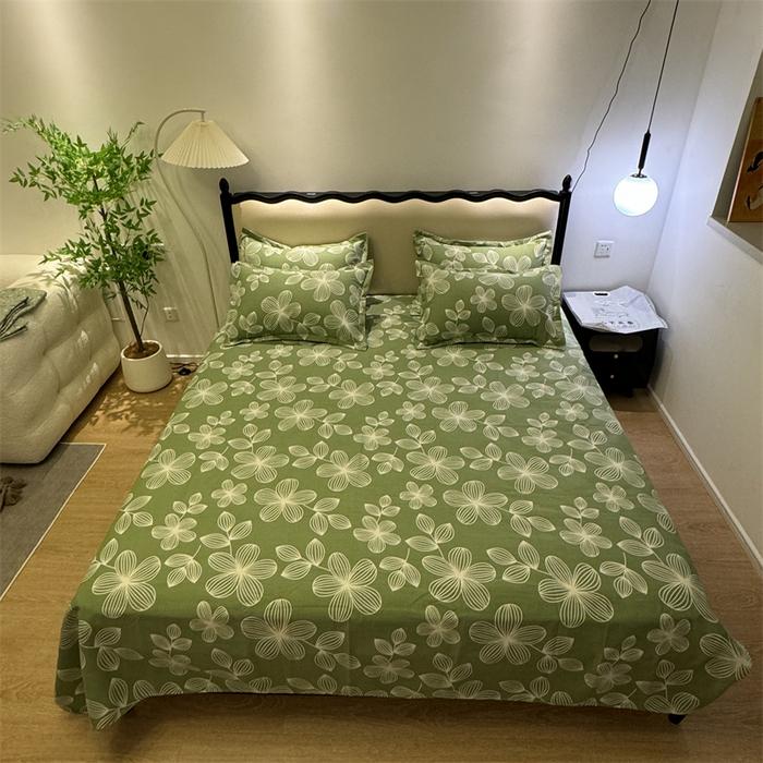 Yamashita Hisana Pure Cotton Coarse Cloth Summer Mat 3-Piece Set: Cotton Linen Bed Sheet, No Pilling, Machine Washable, Soft Mat 2.0m set 230*240 + 2 pillowcases