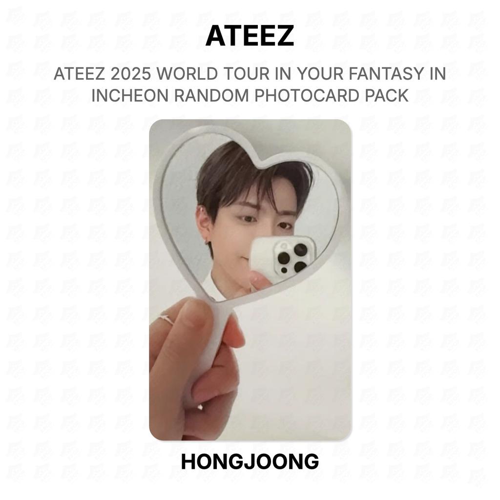 ATEEZ 2025 WORLD TOUR IN YOUR FANTASY IN INCHEON RANDOM PHOTOCARD PACK Official Photocard