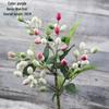 Christmas Olive Berry Branch Artificial Flower Home Decoration MW30333