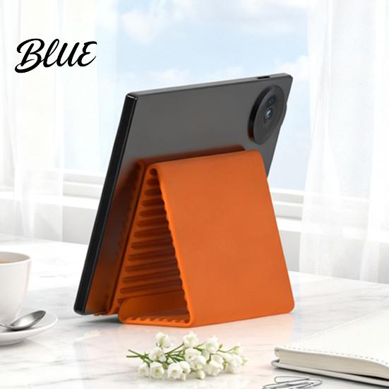 Ergonomic Phone Holder Mobile 360-Degree Flexible Silicone Stand Foldable Anti-Slip Tablet Laptop for Travel Office Desk Bed Use 360 Degree