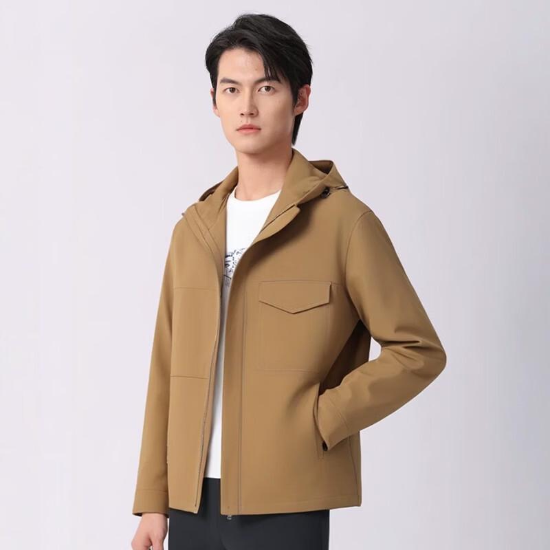 

Men s Business Casual Hooded Jacket M