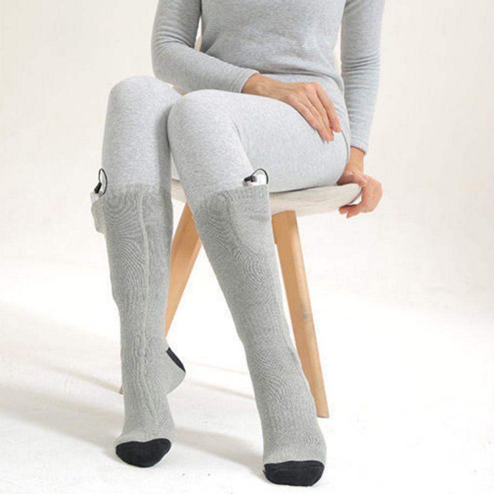 Fast Heating Winter Electric Heated Socks Thermal Insulation Men's Thermal Stockings  Outdoor