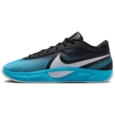 Giannis Freak 6 Antypoślizgowe Odporne na Zużycie Buty do Koszykówki z Niską Cholewką Unisex Niebiesko-Czarne Sneakersy FZ1621-001