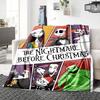 Christmas Horror Movie Poster Blanket Soft Throw Blanket For Home Bedroom Bed Sofa Travel Office Solid Christmas Blanket